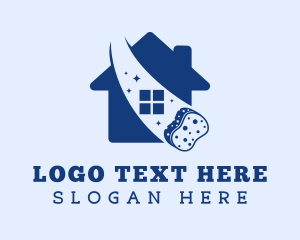 House Sponge Cleaning Logo