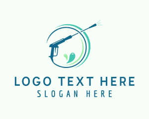 Cleaning - Pressure Washer Cleaning logo design