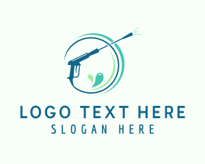 Cleaning Services - Pressure Washer Cleaning logo design