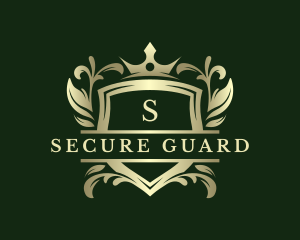 Defense - Elegant Kingdom Crown Shield logo design