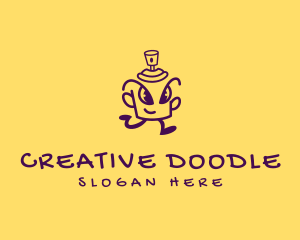 Doodle - Spray Paint Doodle logo design