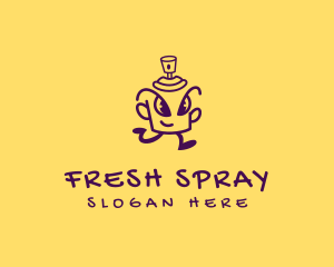 Spray Paint Doodle  logo design