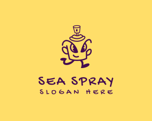 Spray Paint Doodle  logo design