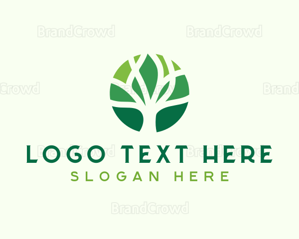 Forest Tree Nature Logo