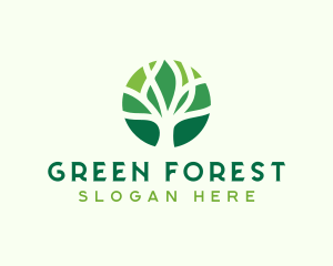 Forest Tree Nature logo design