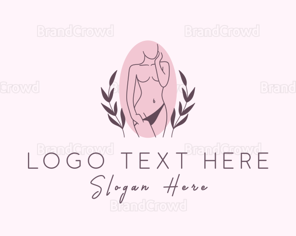 Sexy Naked Woman Logo