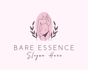 Sexy Naked Woman logo design