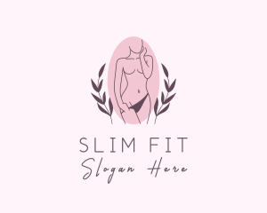 Sexy Naked Woman logo design