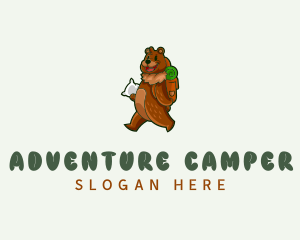 Outdoor Adventure Bear logo design