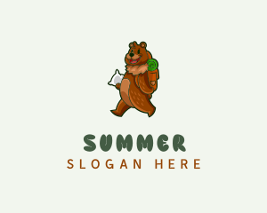 Outdoor Adventure Bear logo design