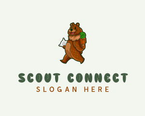 Outdoor Adventure Bear logo design