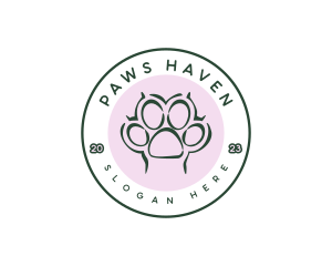 Pet Paw Vet logo design