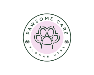 Pet Paw Vet logo design