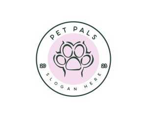 Pet Paw Vet logo design