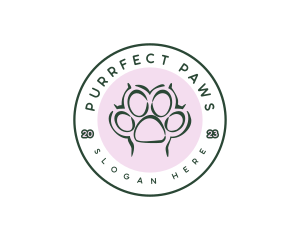 Pet Paw Vet logo design