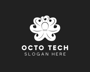 Octopus Kraken Tentacles  logo design