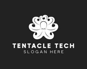 Octopus Kraken Tentacles  logo design