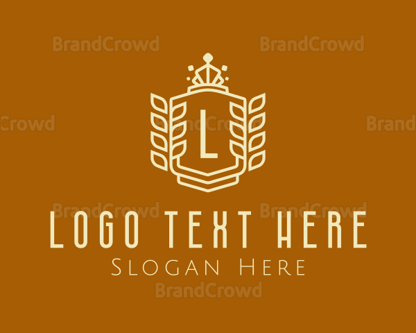 Crown Jewelry Wreath Logo