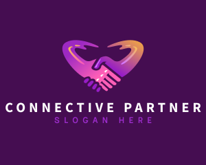 Partner Love Support logo design