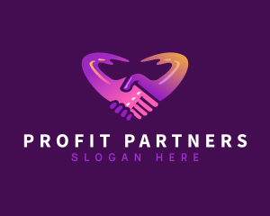 Partner Love Support logo design