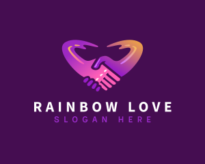 Partner Love Support logo design