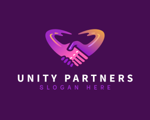 Partner Love Support logo design