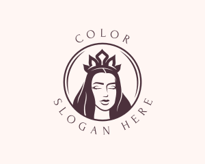 Hair - Royal Female Queen logo design