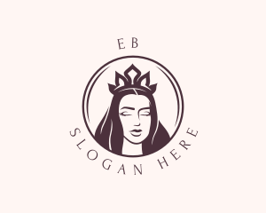 Deluxe - Royal Female Queen logo design