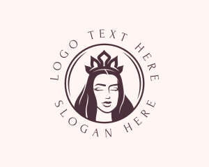 Queen - Royal Female Queen logo design