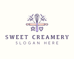 Culinary Baking Whisk logo design