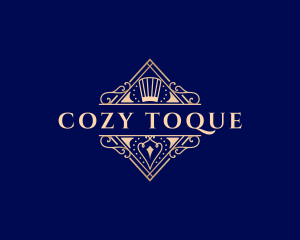 Luxury Chef Restaurant Toque logo design