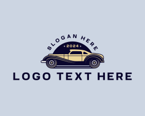 Vintage - Vintage Sedan Car logo design