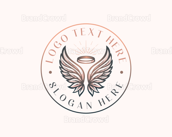 Angel Heavenly Wings Logo