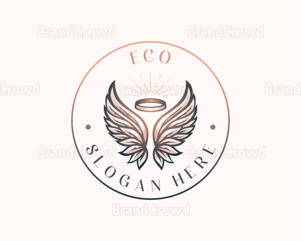 Angel Heavenly Wings Logo