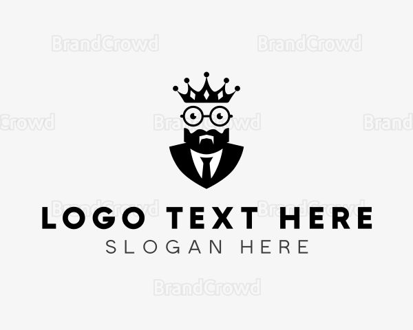 Glasses Suit King Logo