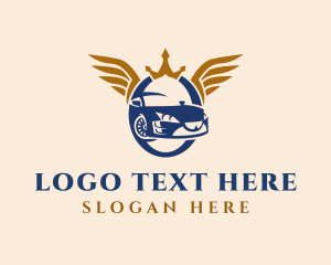 Luxury - Luxury Car Wings Letter O logo design