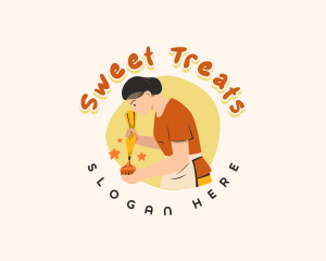 Sweet Cupcake Baker logo design