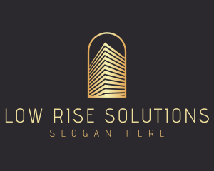 Low Rise - Luxury City Building logo design
