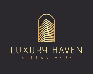 Luxury City Building  logo design