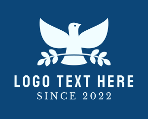Pigeon - Religious Freedom Dove logo design