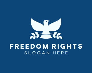 Religious Freedom Dove logo design