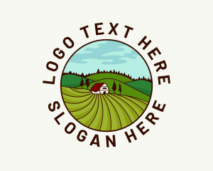 Eco - Countryside Farming Agriculture logo design