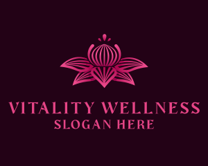 Lotus Spa Wellness logo design