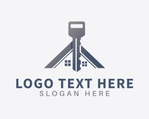 Mortgage - House Key Realty logo design