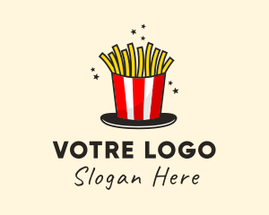 Snack - Fast Food French Fries logo design