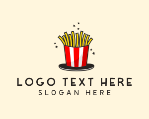 On The Go - Fast Food French Fries logo design