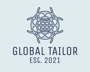 Global Cyber Atlas logo design