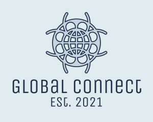 Global - Global Cyber Atlas logo design