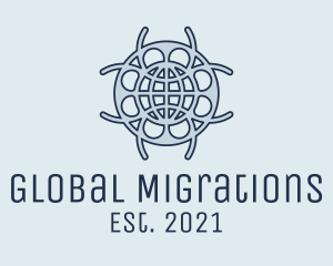 Global Cyber Atlas logo design