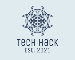 Hack - Global Cyber Atlas logo design